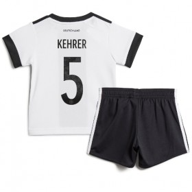 Baby Fußballbekleidung Deutschland Thilo Kehrer #5 Heimtrikot WM 2022 Kurzarm (+ kurze hosen)